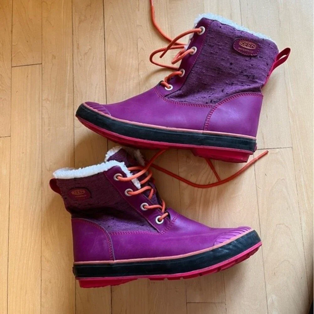 Keen Elsa Waterproof Boots in Purple 6